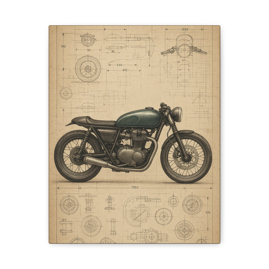 Vintage Blueprint