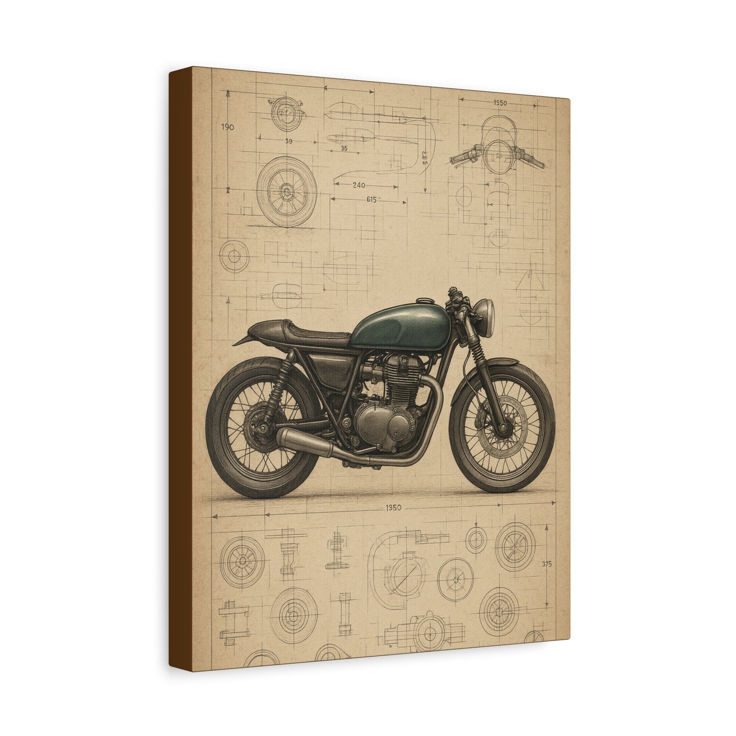 Vintage Blueprint